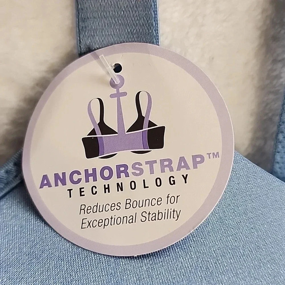 Women's Bali One Smooth U Bounce Control Wireless Bra, Size 40D, Blue, NWT - Picture 6 of 13